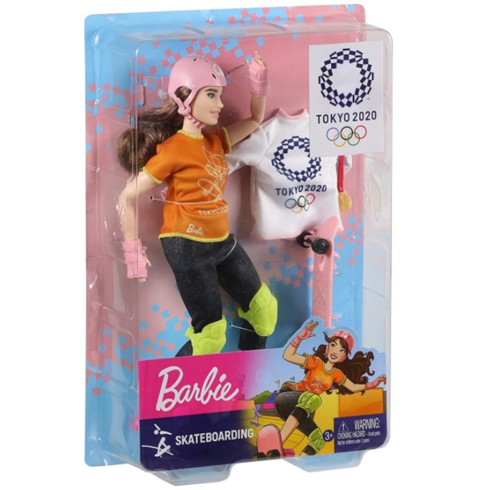 Olympic Games Barbie Skateboarder Doll Brand New in Package